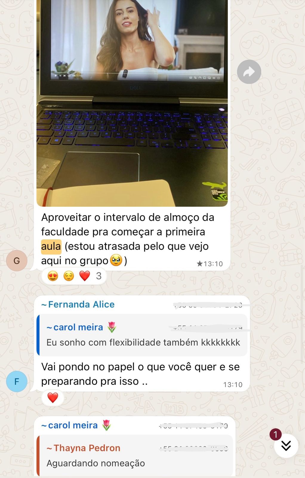 Depoimento comunidade